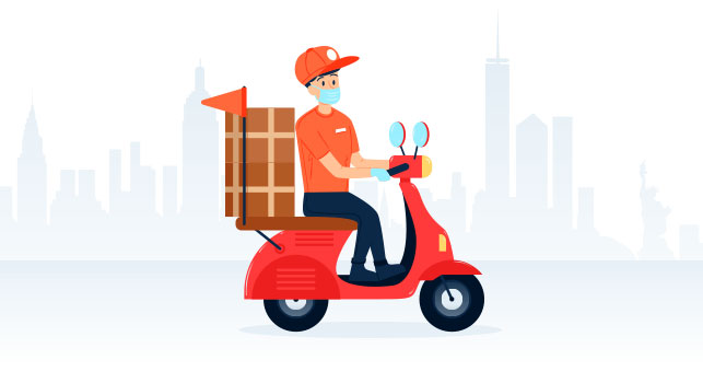 How do we deliver products to you?